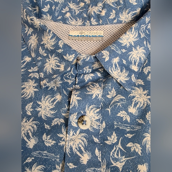 Bundle Of 2 Columbia PFG Mens Size XL Fishing Casual Short Sleeve Button Front - Picture 13 of 16